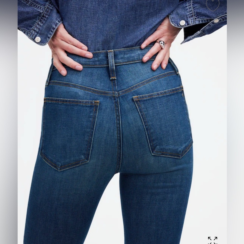 MADEWELL 10" High-Rise Skinny Jeans Sz 26 - Picture 13 of 14